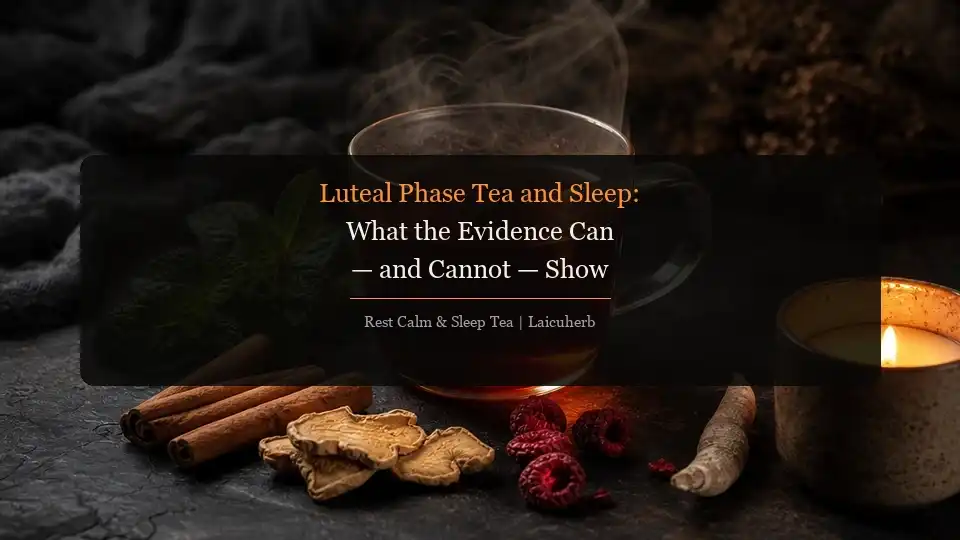 Luteal Phase Tea and Sleep: What the Evidence Can—and Cannot—Show